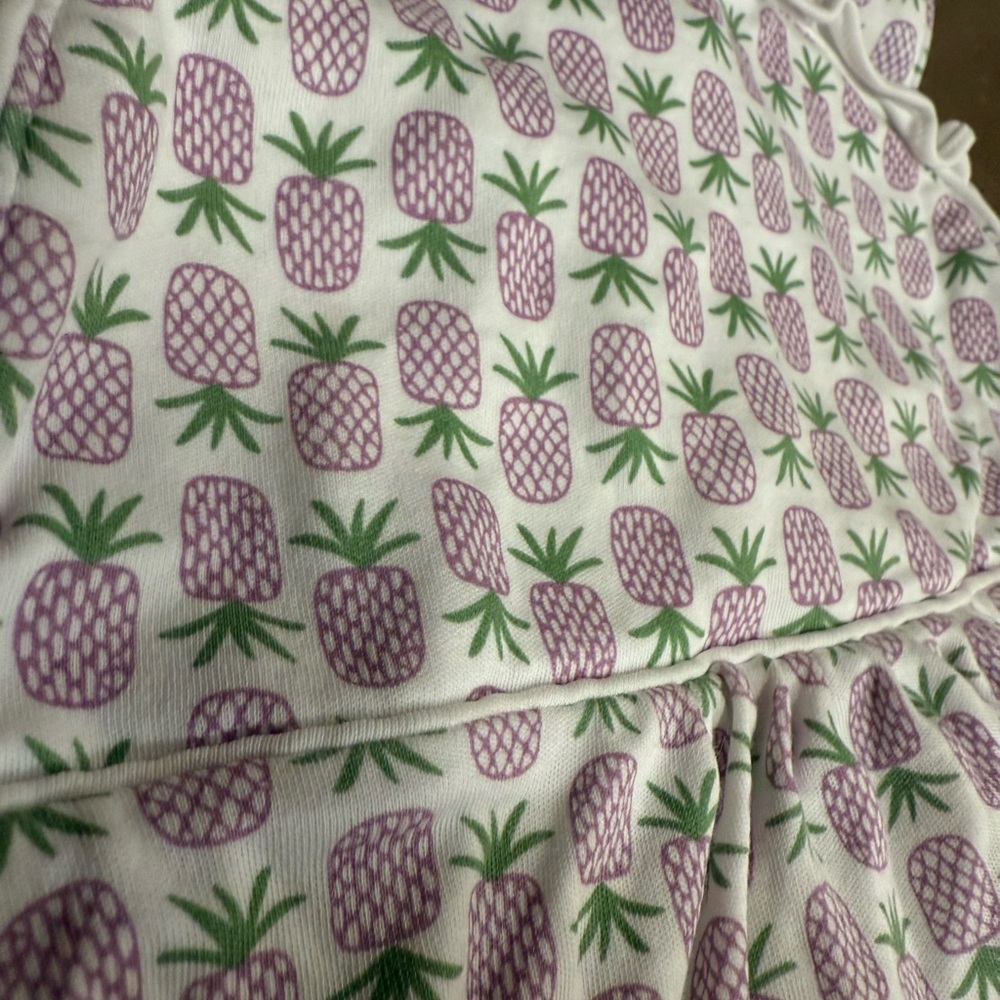 Pineapple Print Kids Romper - Picture 2 of 6